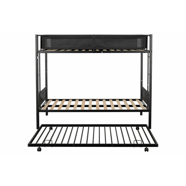 Harriet Bee Jakkson Metal Storage Bed Wayfair Canada